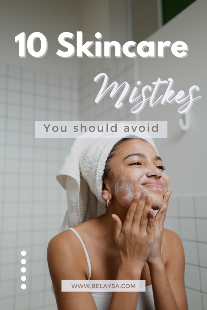 skincare mistakes