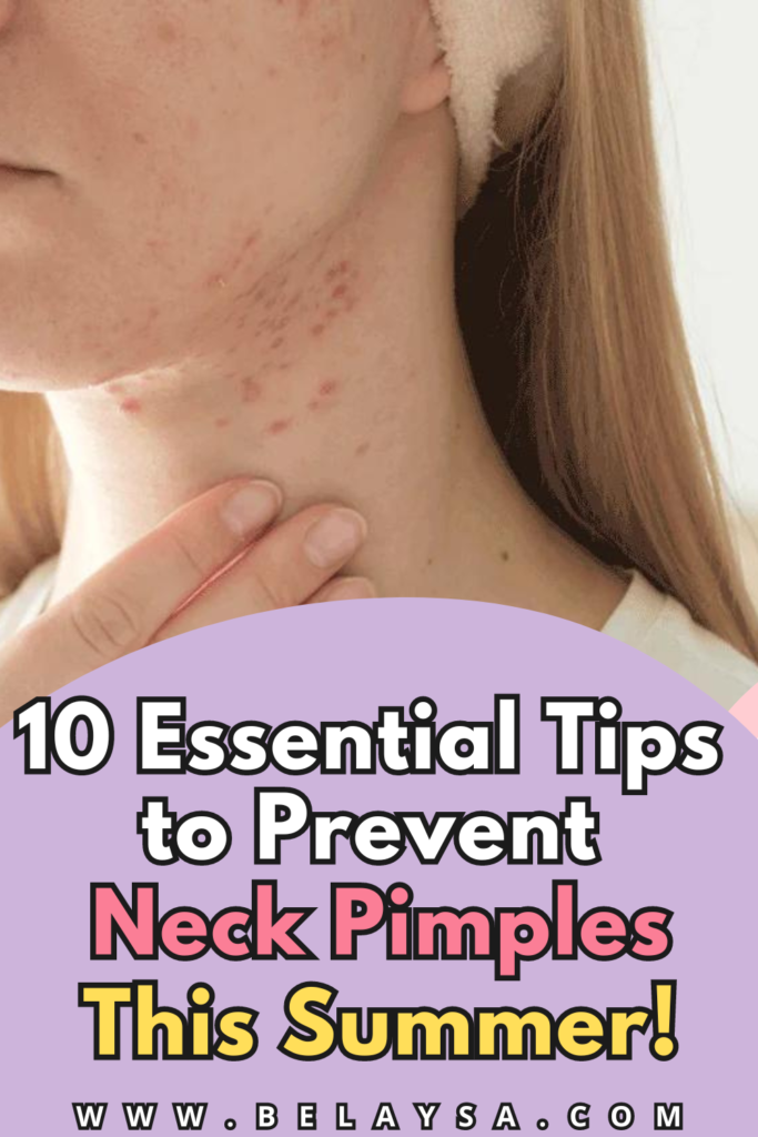 neck pimple